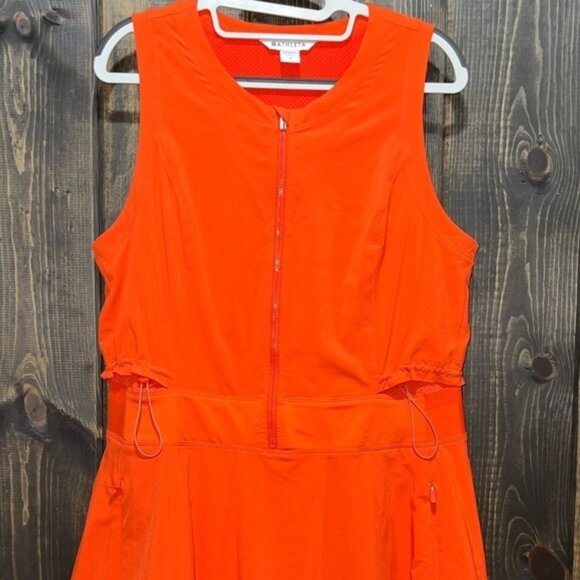 Athleta Venture Out Dress 12 Orange Activewear Outdoors Hiking Stretch Shorts - Picture 2 of 9